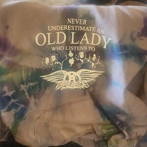 Aerosmith Tie-Dye Pullover Sweatshirt - Multicolor